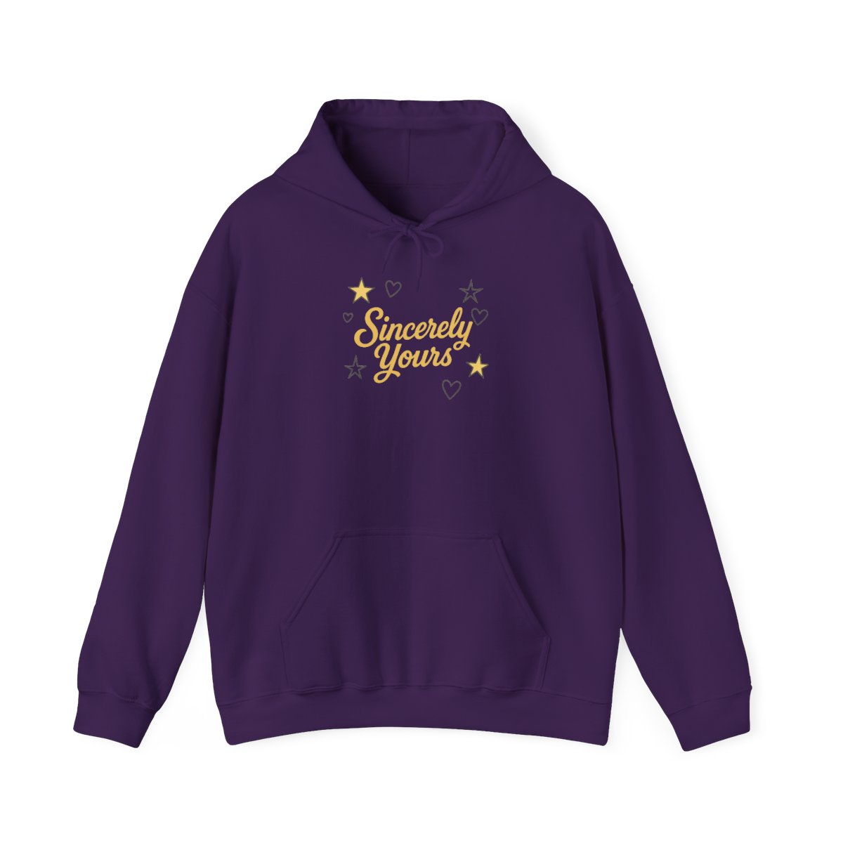 Sincerely Yours Stars and Hearts Hoodie - alternate angle 4, merchandise