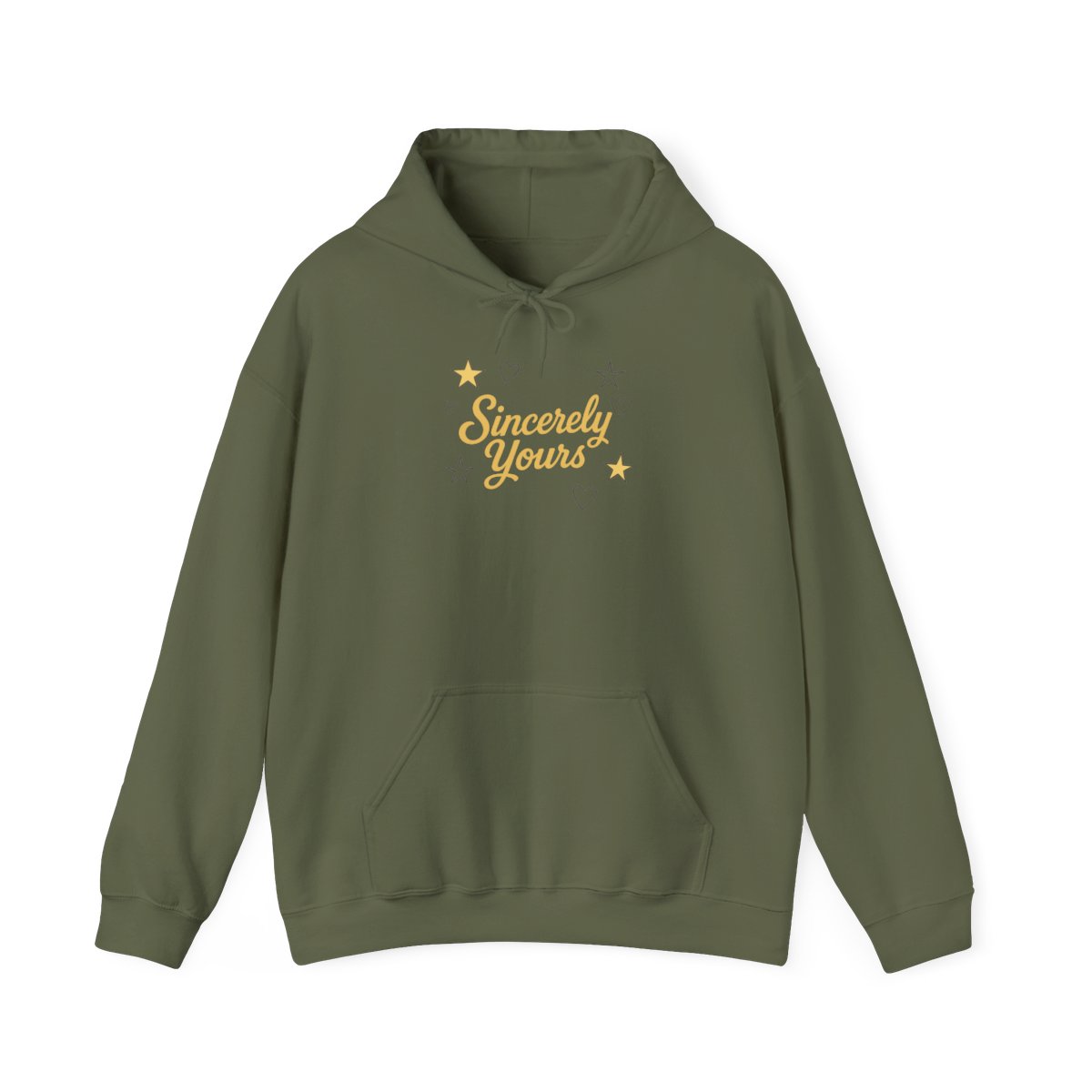 Sincerely Yours Stars and Hearts Hoodie - alternate angle 5, merchandise