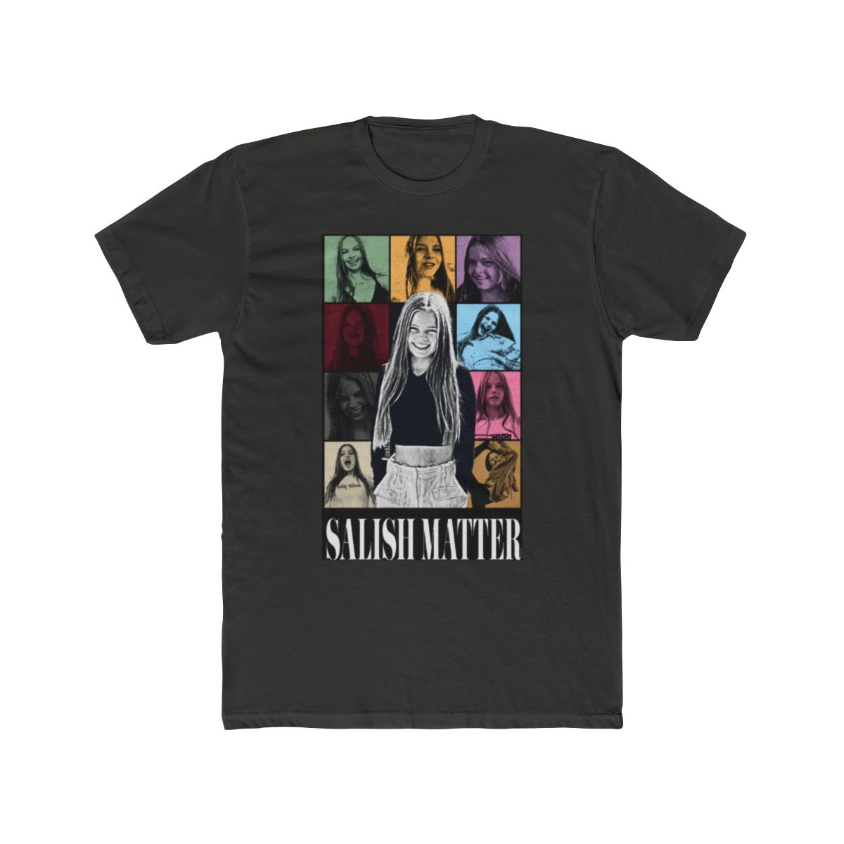 Salish Matter Pop Art Collage T Shirt - alternate angle 5, merchandise
