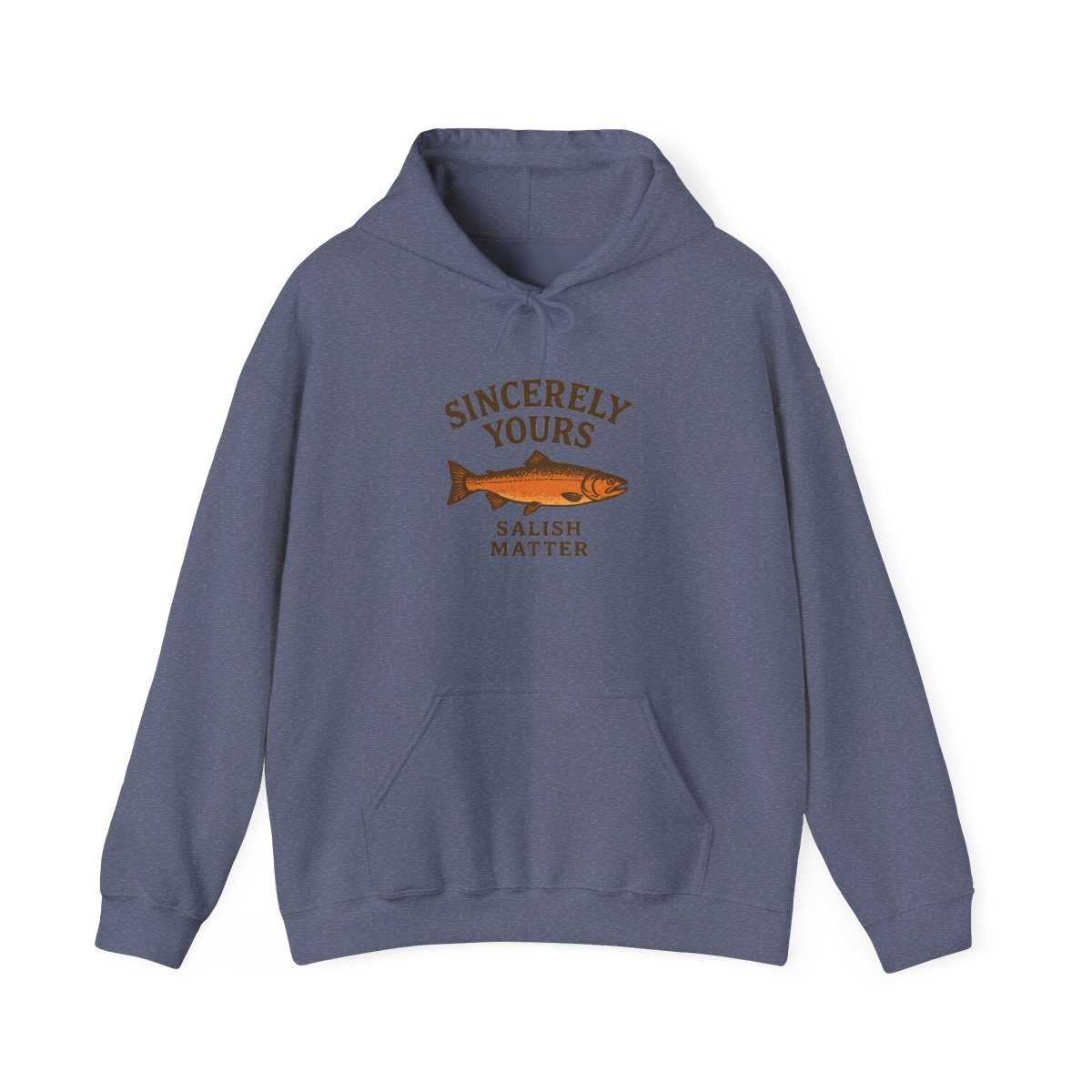 Sincerely Yours Salish Matter Minimalist Pullover Hoodie - PNW Heritage Gift - alternate angle 5, merchandise