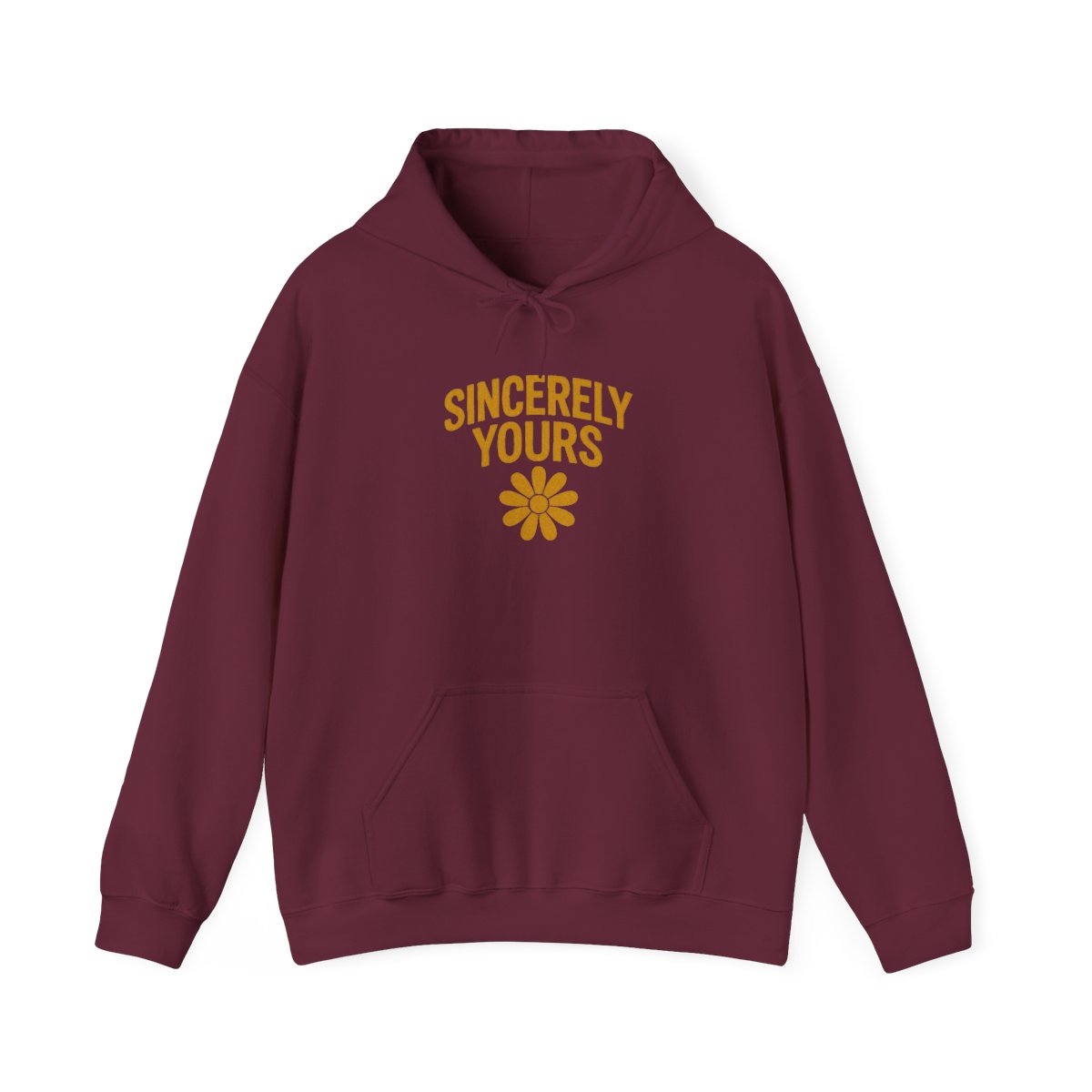 Salish Matter Sincerely Yours Bold Yellow Hoodie - Indie Artist Gift - alternate angle 3, merchandise