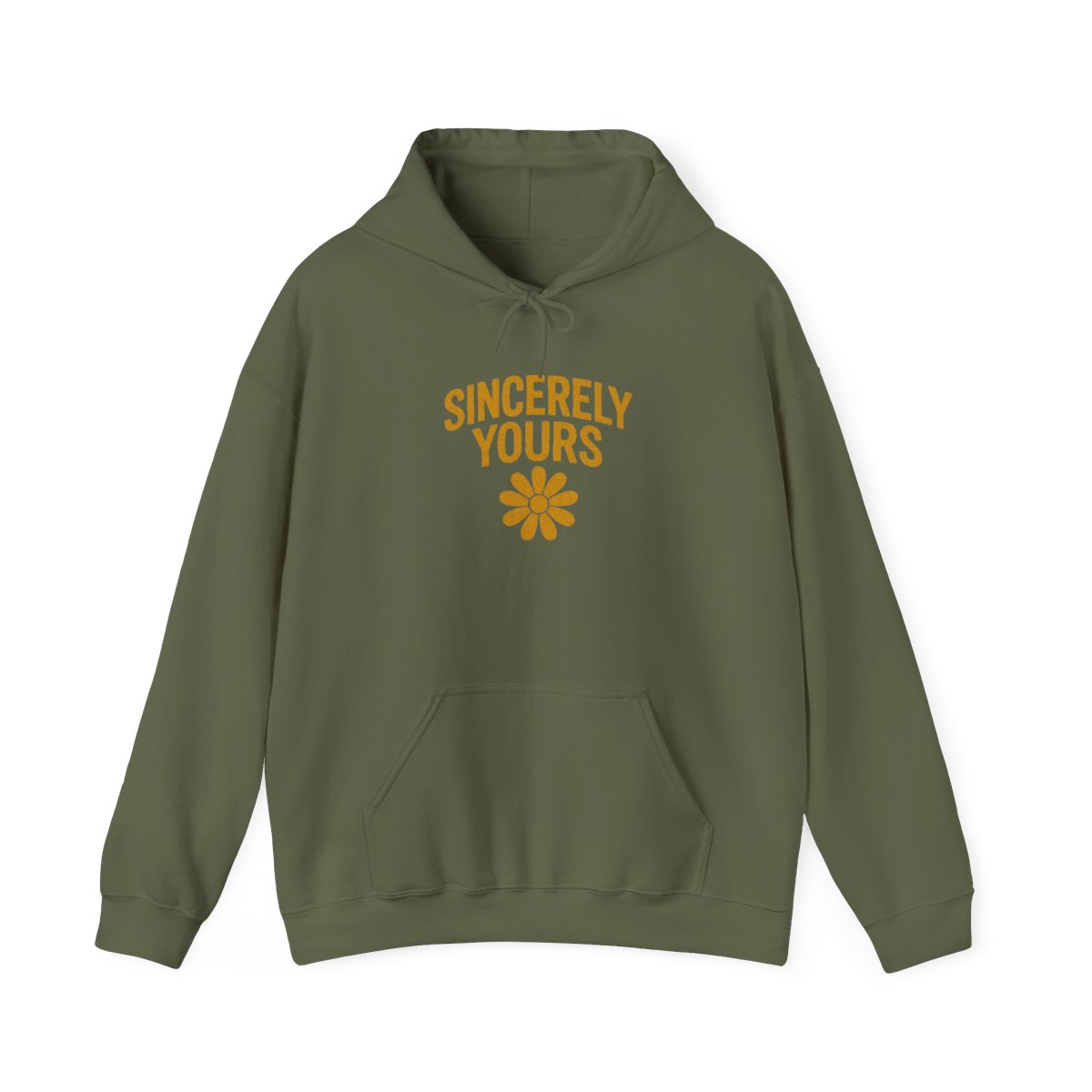 Salish Matter Sincerely Yours Bold Yellow Hoodie - Indie Artist Gift - alternate angle 4, merchandise