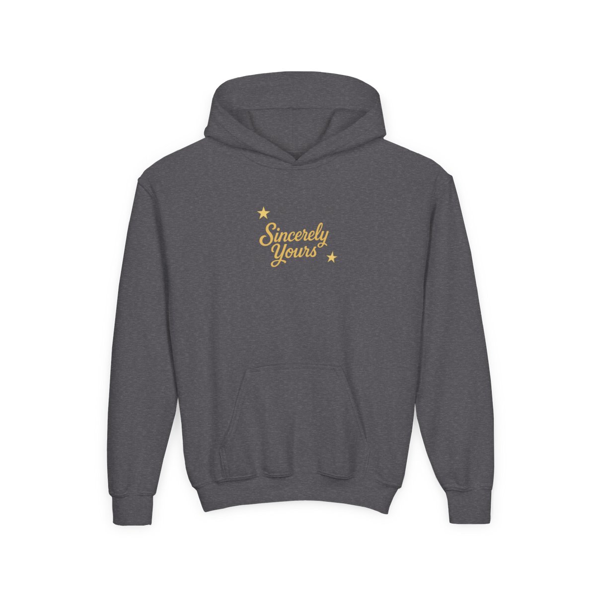 Sincerely Yours Stars and Hearts Kids Hoodie - alternate angle 4, merchandise
