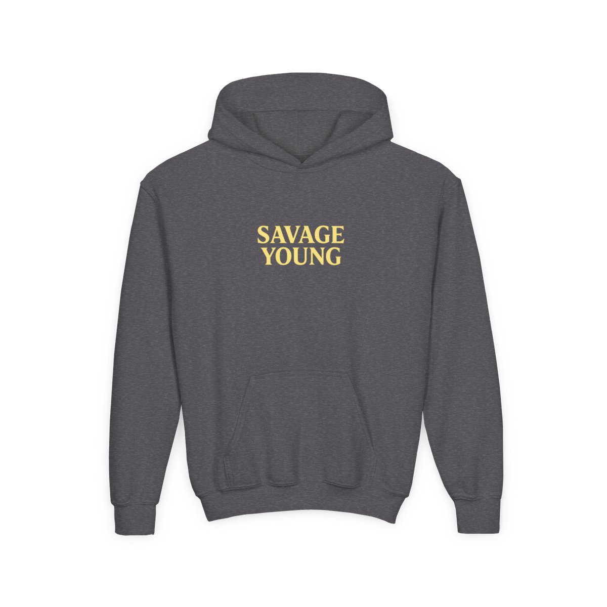 Sincerely Yours Embroidered | Pale Yellow Hoodie, Cozy Kids Hoodie, Casual Gift - alternate angle 2, merchandise